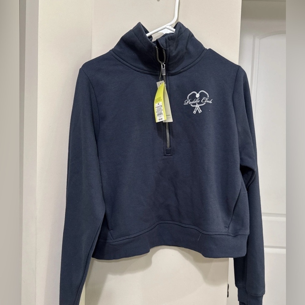 NWT Medium Dark Blue 1/2 -Zip
Women's Sweatshirt
Paddleball Club Logo